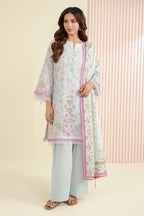 Embroidered Shirt Shalwar Dupatta - 0844