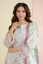 Embroidered Shirt Shalwar Dupatta - 0844
