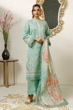 Embroidered Shirt Shalwar Dupatta - 0845