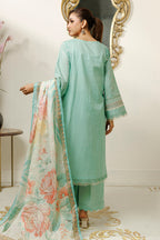 Embroidered Shirt Shalwar Dupatta - 0845