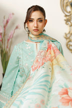 Embroidered Shirt Shalwar Dupatta - 0845