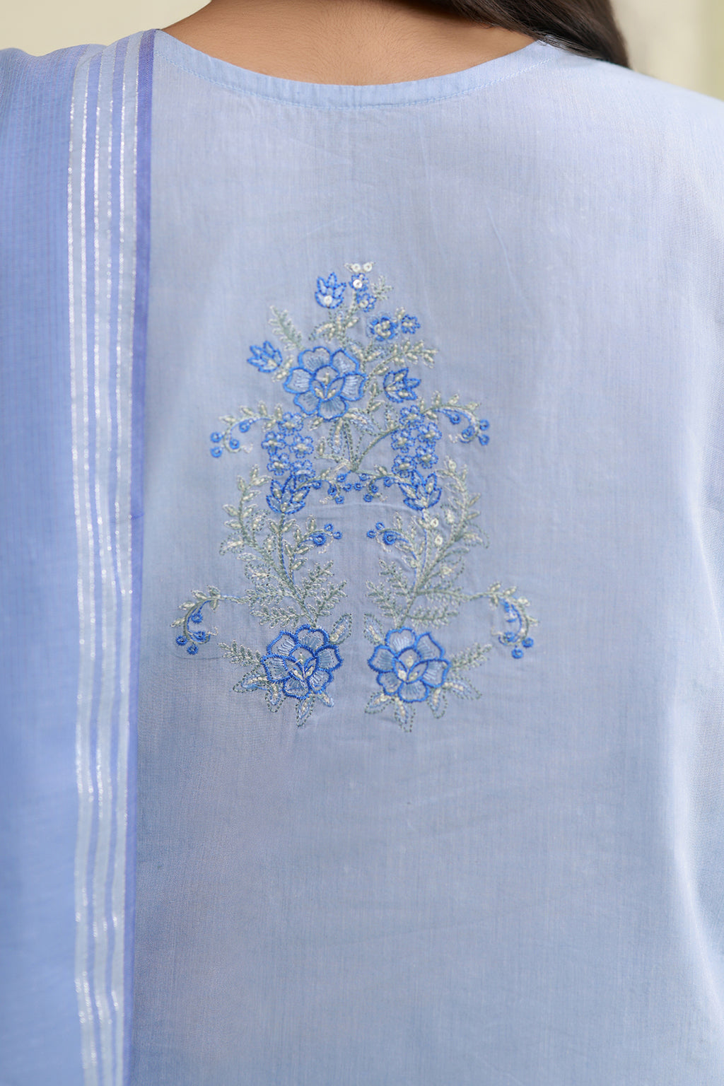 Embroidered Shirt Shalwar Dupatta - 0846