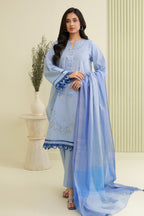 Embroidered Shirt Shalwar Dupatta - 0846