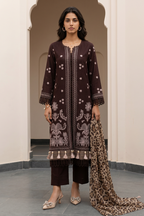Embroidered Shirt Shalwar Dupatta - 0847