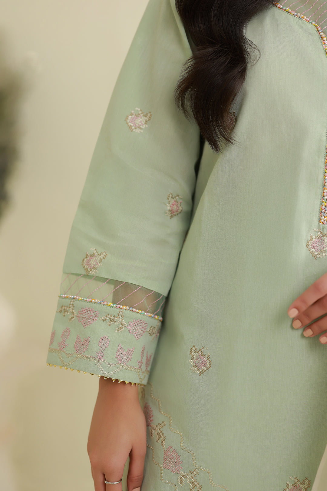 Embroidered Shirt Shalwar Dupatta - 0848