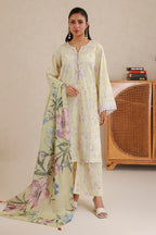 Embroidered Shirt Shalwar Dupatta - 0850