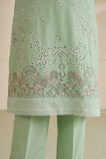 Embroidered Shirt Shalwar Dupatta - 0852
