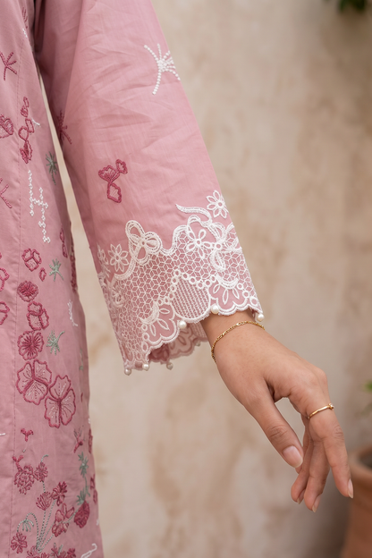 Embroidered Shirt Shalwar Dupatta - 0856