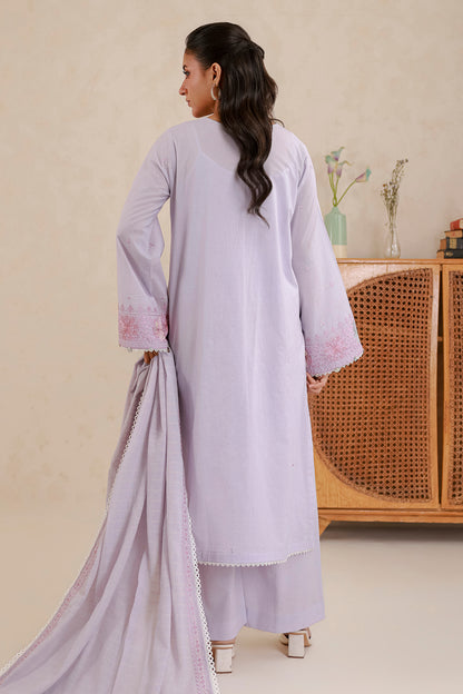 Embroidered Shirt Shalwar Dupatta - 0858