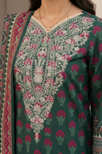 Embroidered Shirt Shalwar Dupatta - 0903