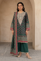 Embroidered Shirt Shalwar Dupatta - 0903
