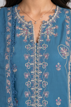 Embroidered Shirt Shalwar Dupatta - 0905