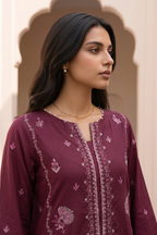 Embroidered Shirt Shalwar Dupatta - 0907