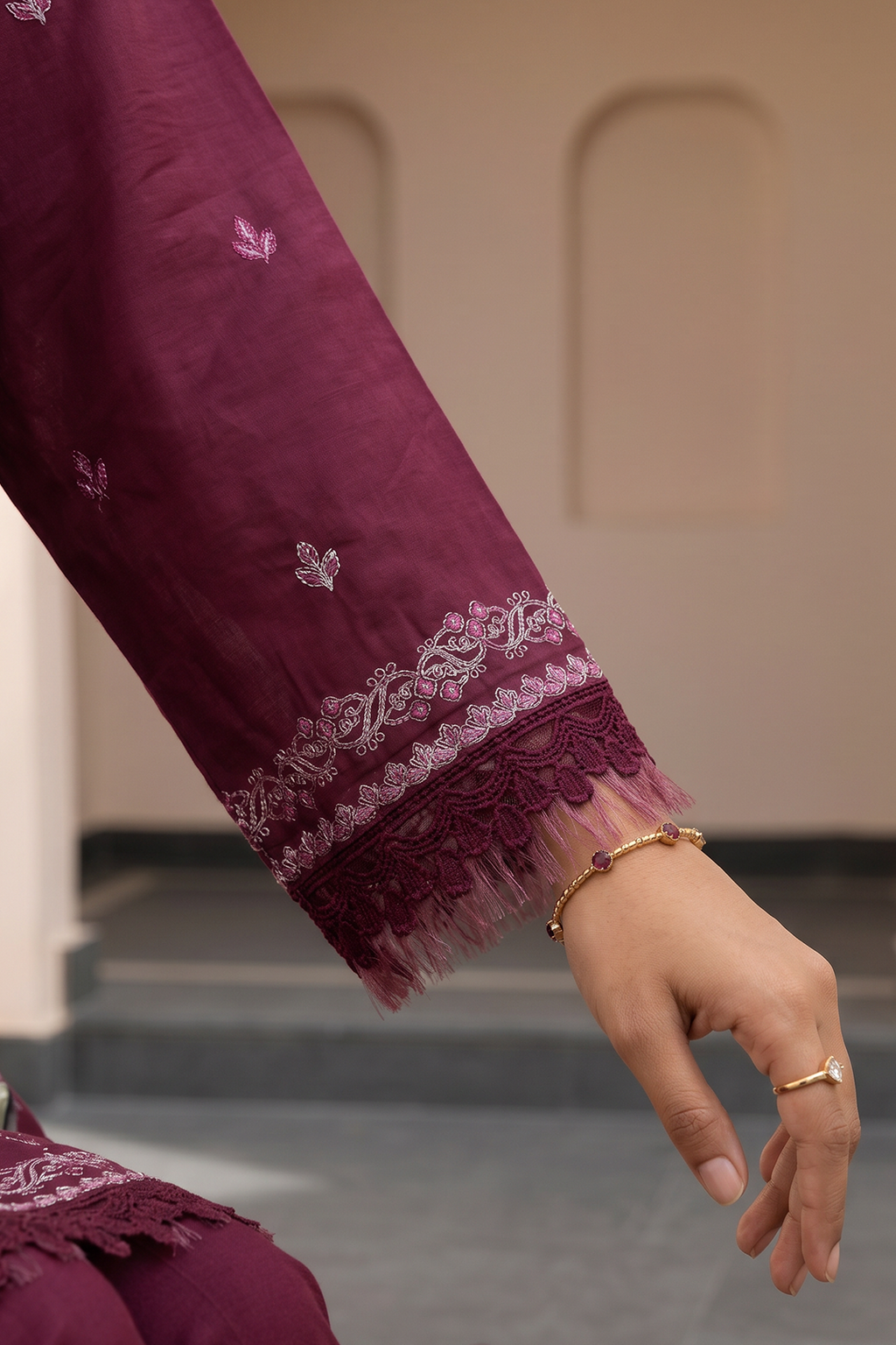 Embroidered Shirt Shalwar Dupatta - 0907