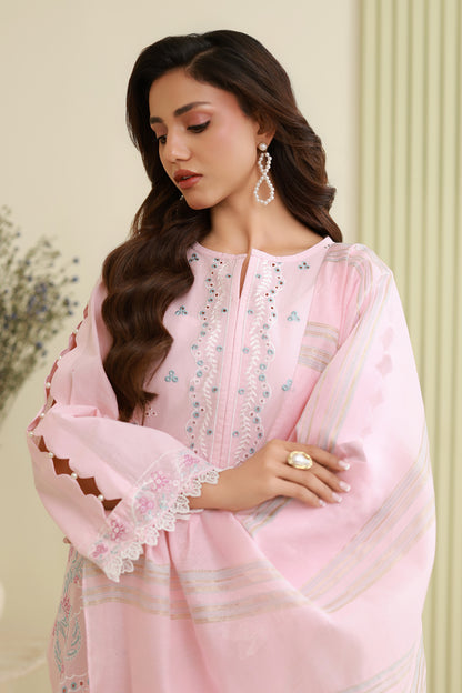 Embroidered Shirt Shalwar Dupatta - 0908