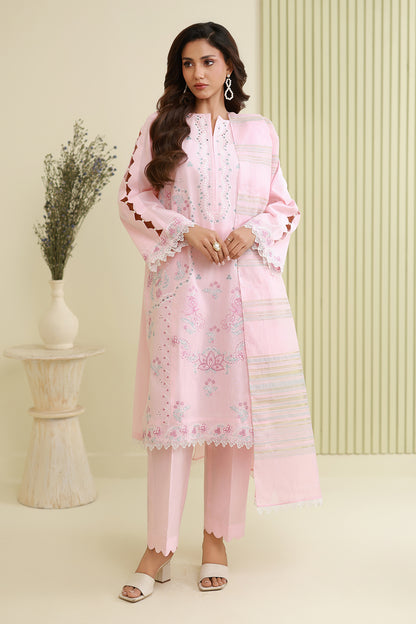 Embroidered Shirt Shalwar Dupatta - 0908