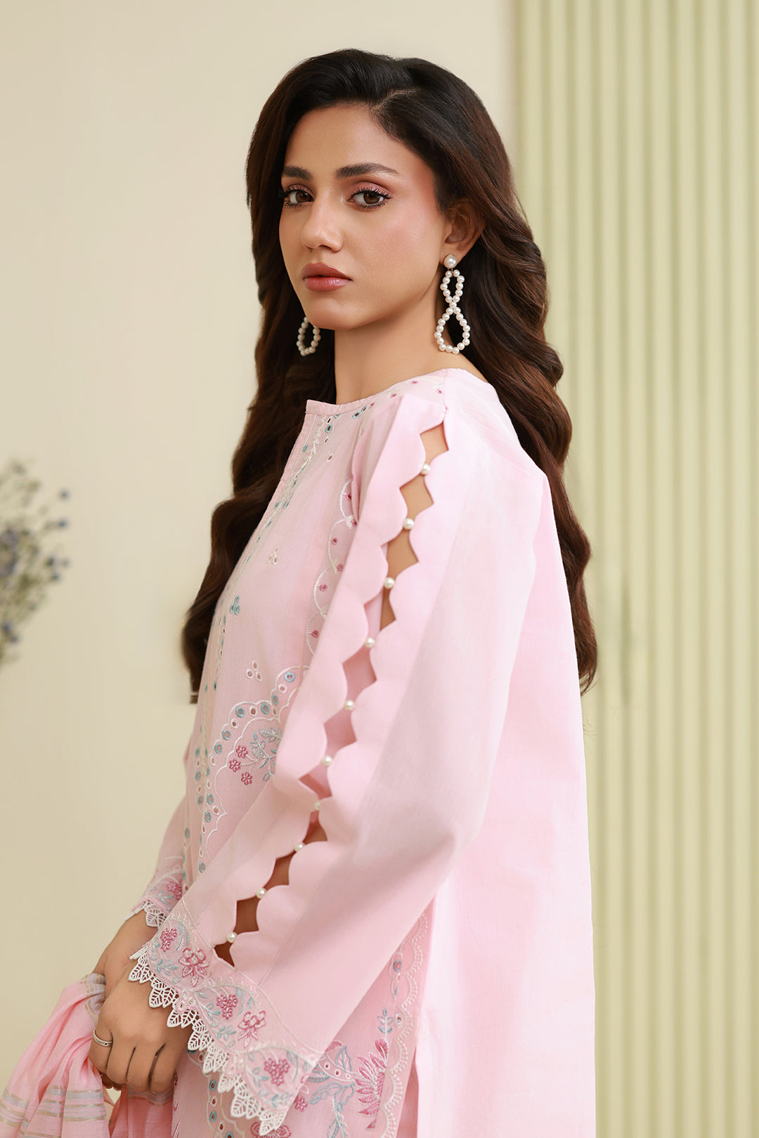 Embroidered Shirt Shalwar Dupatta - 0908