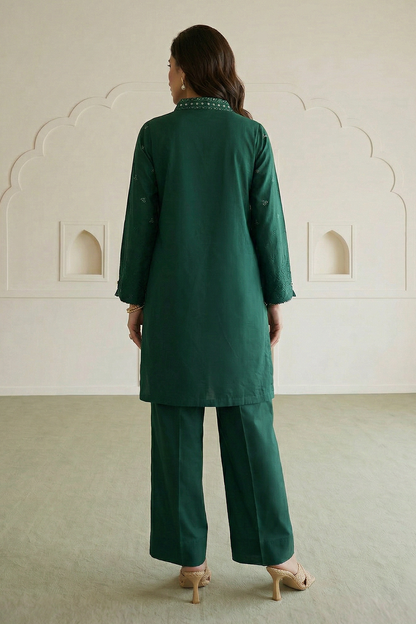 Embroidered Shirt Shalwar Dupatta - 0910