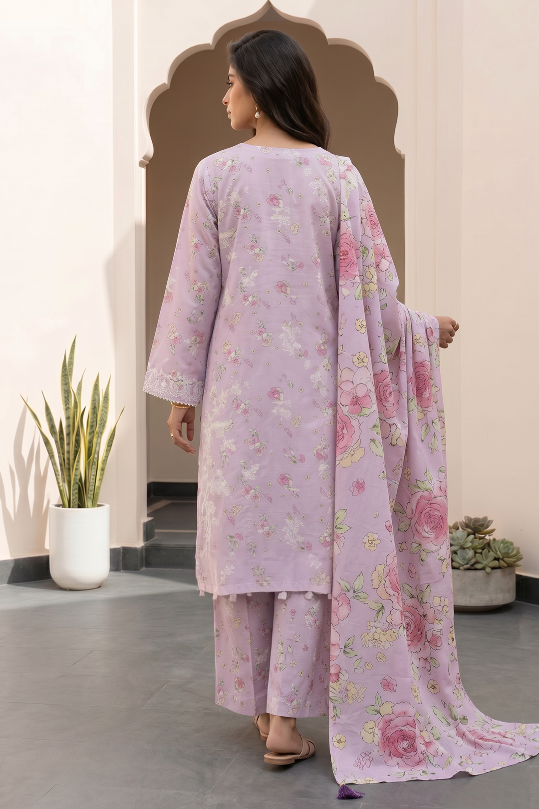 Embroidered Shirt Shalwar Dupatta - 0914