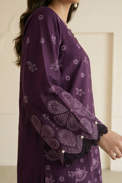 Embroidered Shirt Shalwar Dupatta - 0916