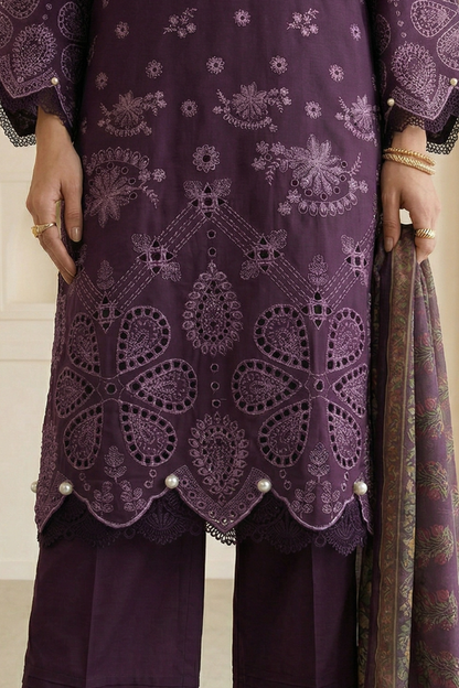 Embroidered Shirt Shalwar Dupatta - 0916