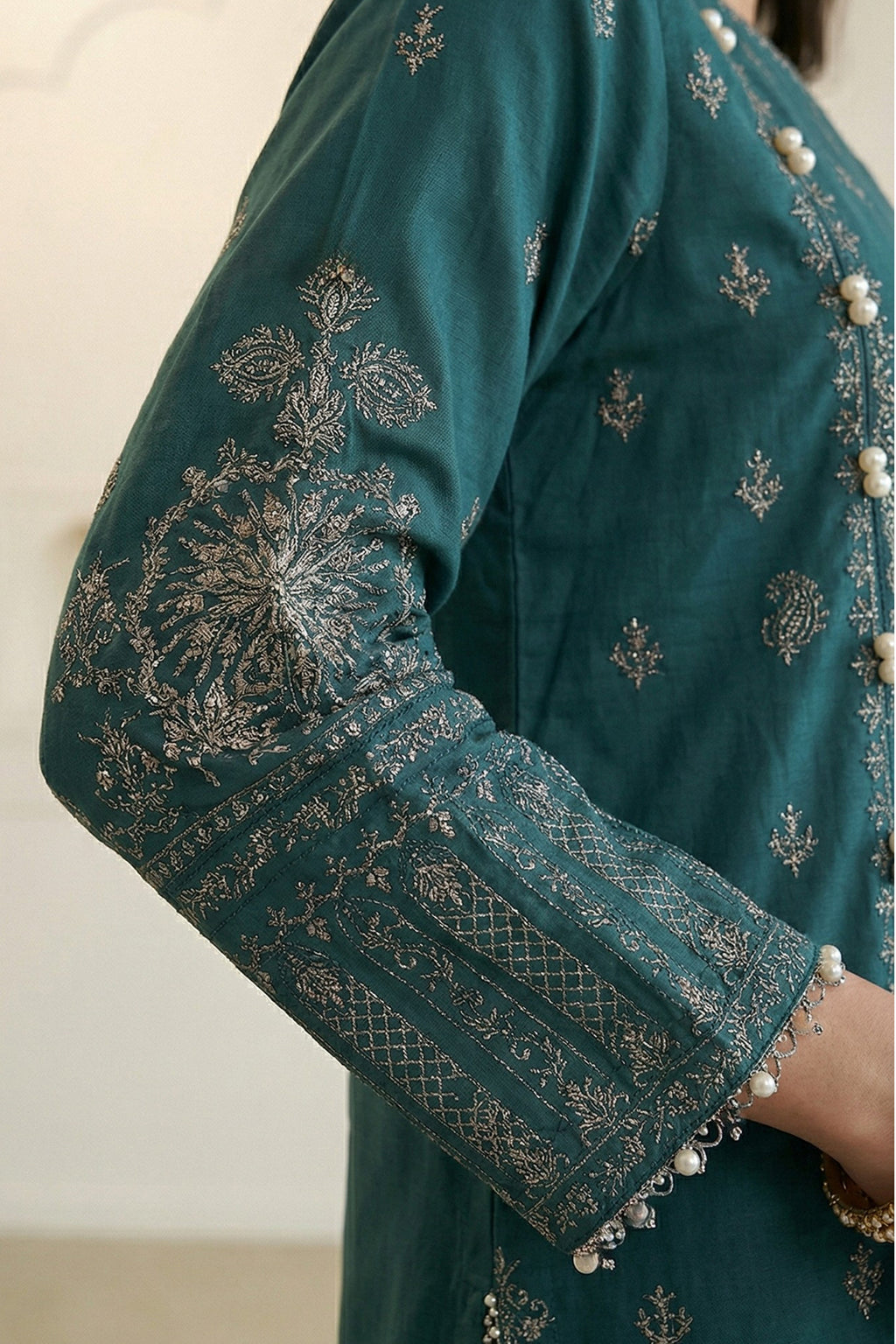 Embroidered Shirt Shalwar Dupatta - 0918