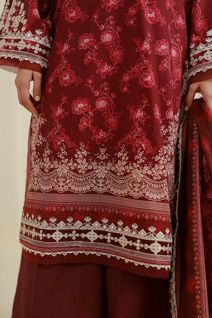 Embroidered Shirt Shalwar Dupatta - 0968