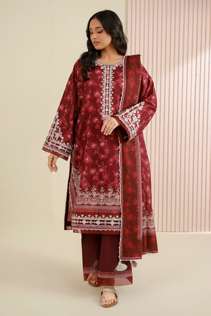 Embroidered Shirt Shalwar Dupatta - 0968