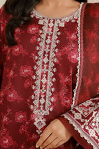 Embroidered Shirt Shalwar Dupatta - 0968
