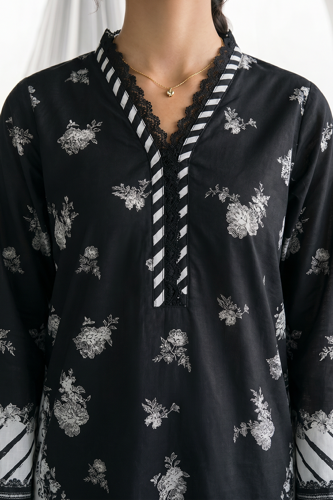 Embroidered Shirt Shalwar Dupatta - 0972