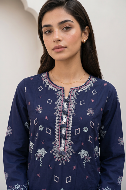Embroidered Shirt Shalwar Dupatta - 0978