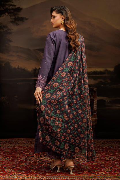 Embroidered Shirt Shalwar Dupatta - 0980