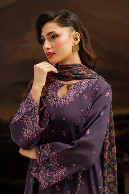 Embroidered Shirt Shalwar Dupatta - 0980
