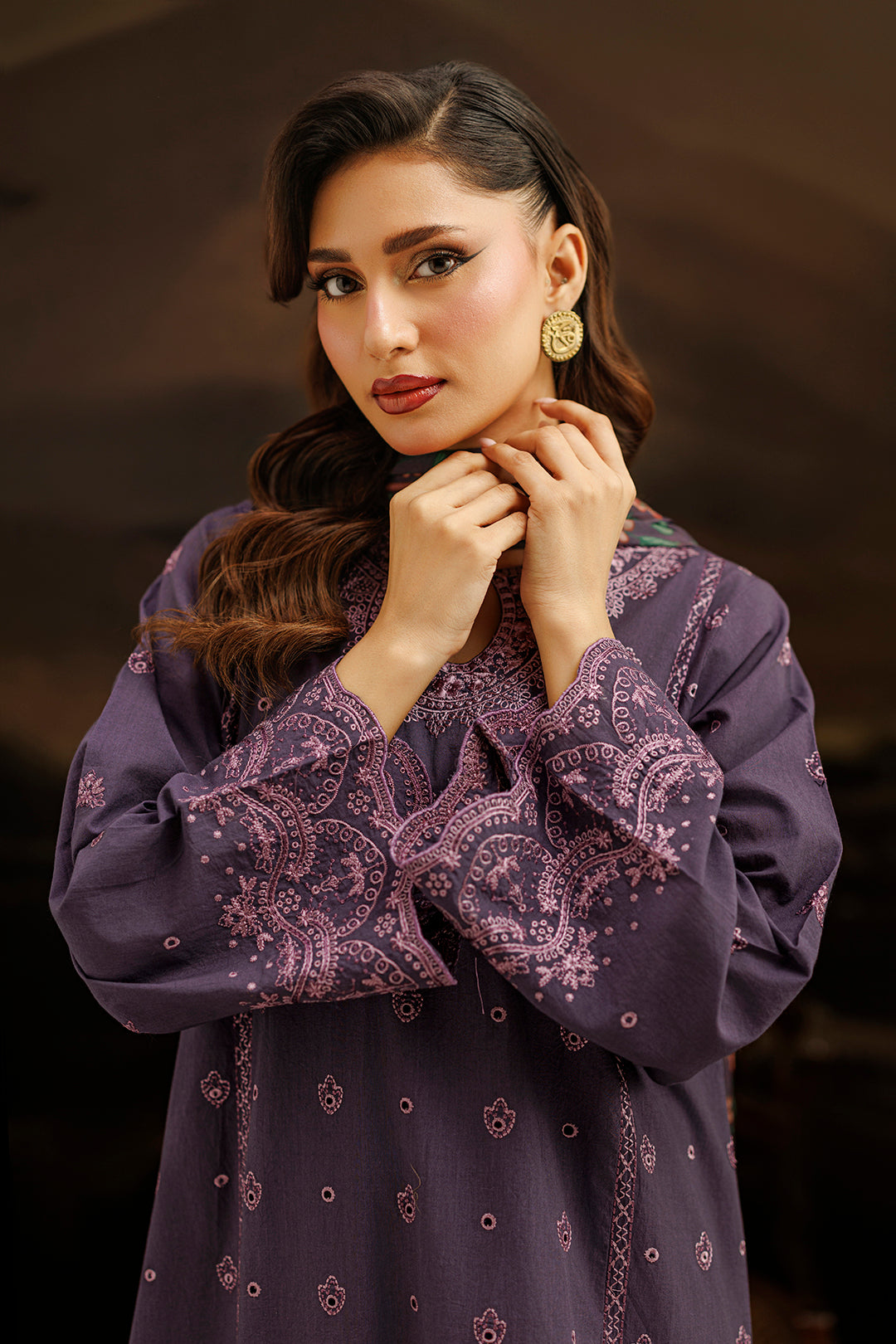 Embroidered Shirt Shalwar Dupatta - 0980