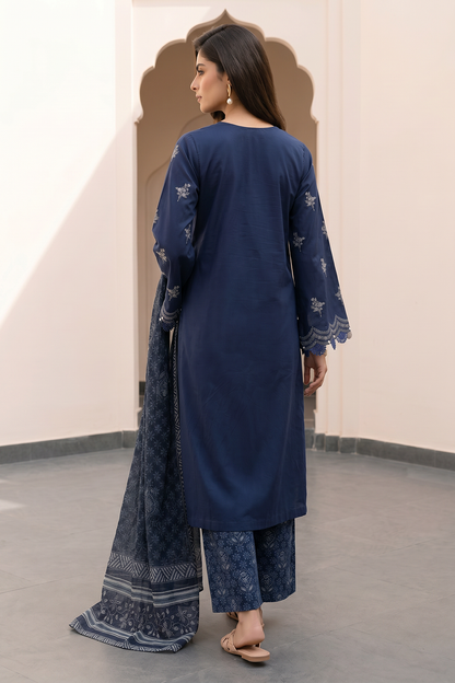 Embroidered Shirt Shalwar Dupatta - 0982