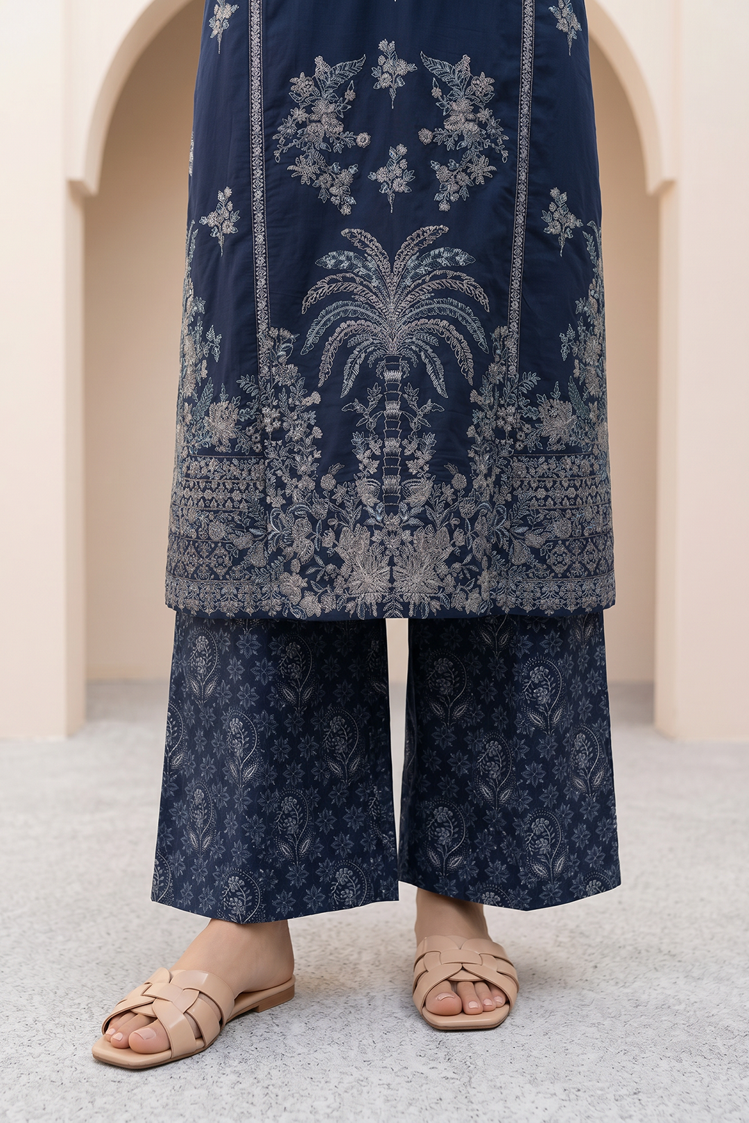 Embroidered Shirt Shalwar Dupatta - 0982