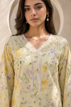Embroidered Shirt Shalwar Dupatta - 0984