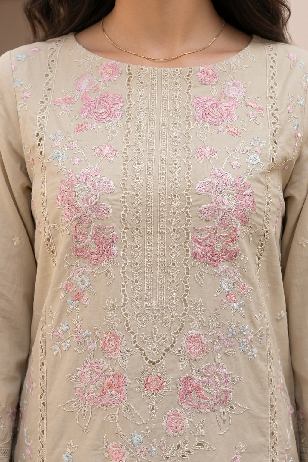 Embroidered Shirt Shalwar Dupatta - 0986