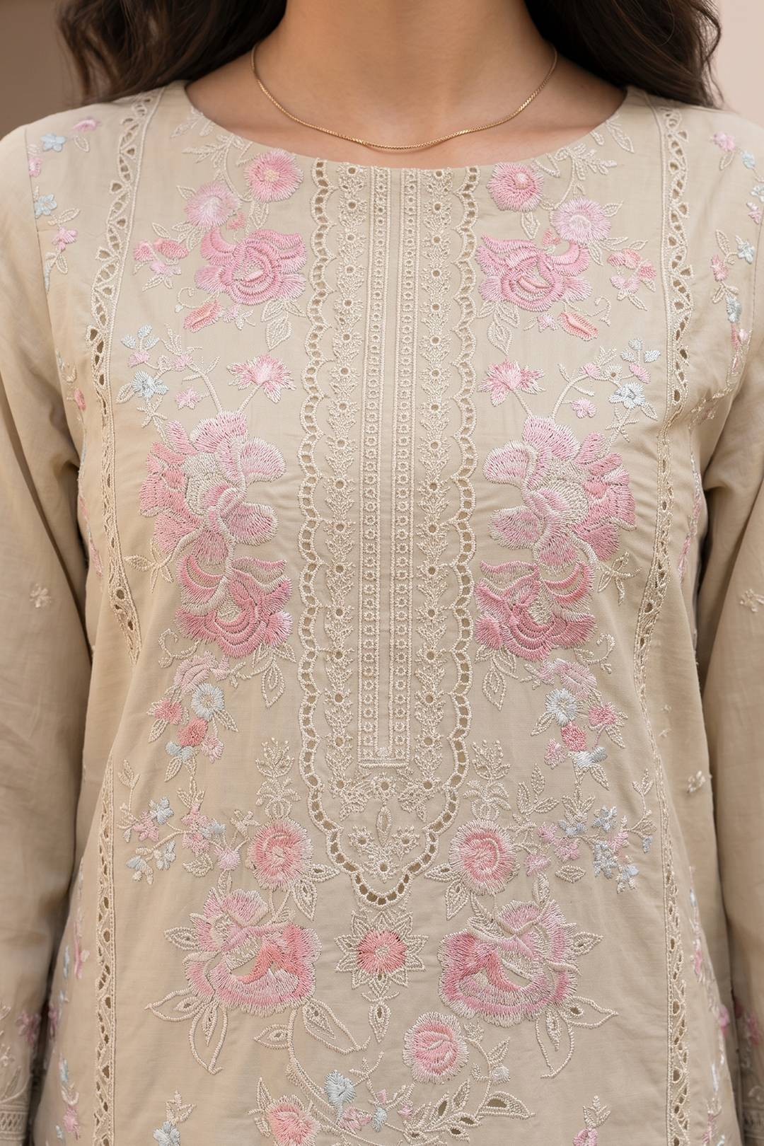 Embroidered Shirt Shalwar Dupatta - 0986