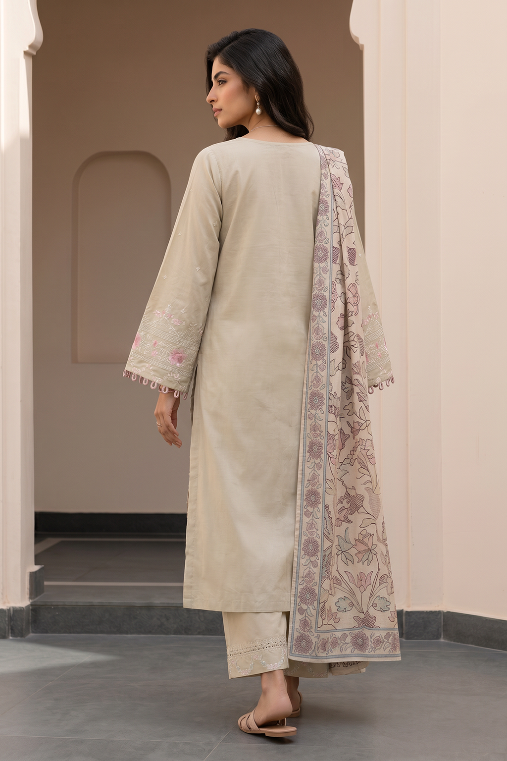 Embroidered Shirt Shalwar Dupatta - 0986