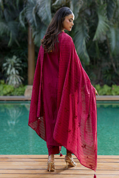 Embroidered Shirt Shalwar Dupatta - 0990