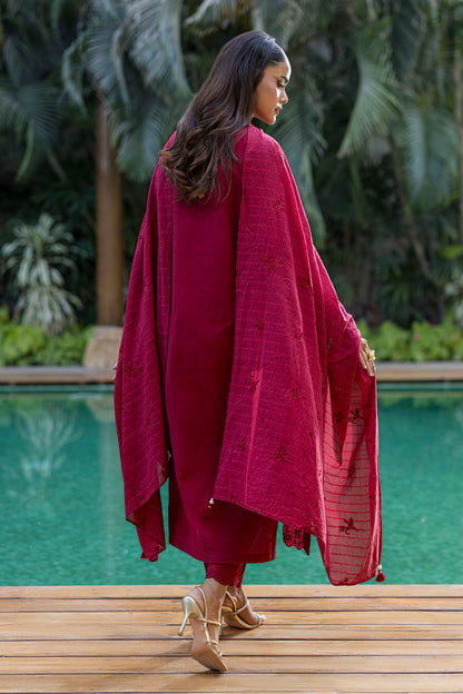 Embroidered Shirt Shalwar Dupatta - 0990