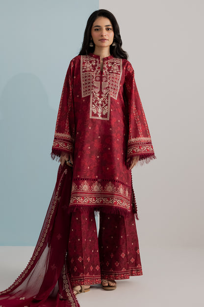 Embroidered Shirt Shalwar Dupatta - 1042