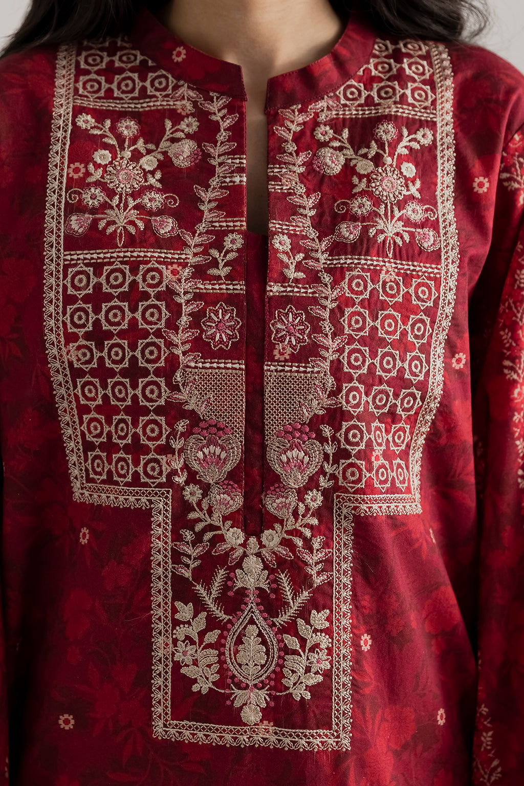 Embroidered Shirt Shalwar Dupatta - 1042