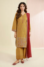 Embroidered Shirt Shalwar Dupatta - 1043