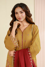 Embroidered Shirt Shalwar Dupatta - 1043