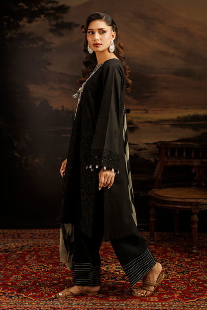 Embroidered Shirt Shalwar Dupatta - 1050