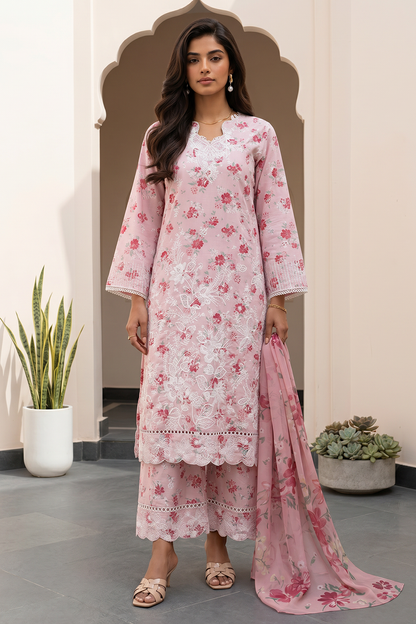 Embroidered Shirt Shalwar Dupatta - 1052