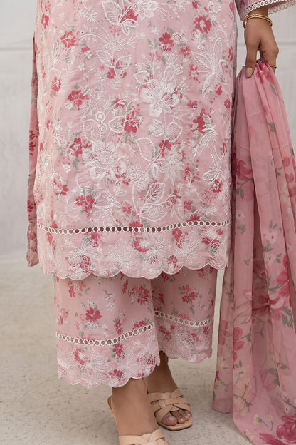 Embroidered Shirt Shalwar Dupatta - 1052