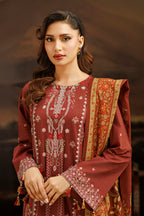 Embroidered Shirt Shalwar Dupatta - 1056